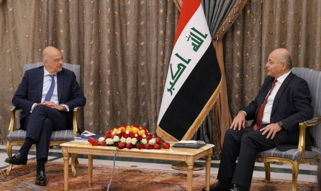 Στο Ιράκ ο Δένδιας: Συνομίλησε με τον Σαλίχ - Στο επίκεντρο η Ανατολική Μεσόγειος