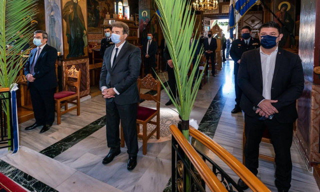 Με αυστηρά μέτρα για τον κορονοϊό γιορτάστηκε η Ημέρα της Αστυνομίας	