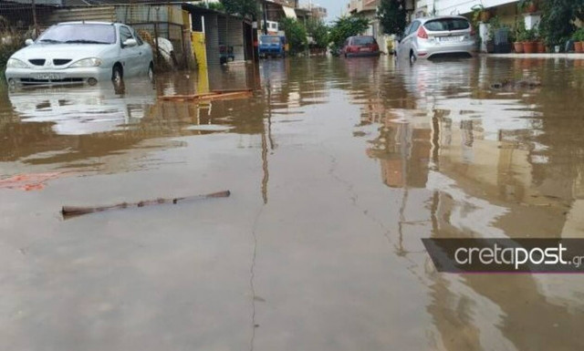 Κρήτη: Η κακοκαιρία «έκλεισε» και το αεροδρόμιο Ηρακλείου