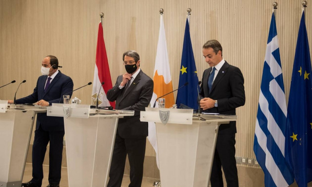 Αυτό είναι το κοινό ανακοινωθέν Μητσοτάκη – Αναστασιάδη – Αλ Σίσι μετά την Τριμερή