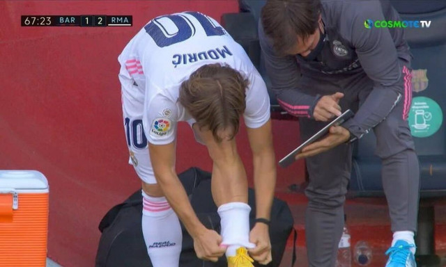 Μπαρτσελόνα – Ρεάλ Μαδρίτης: Οι επικαλαμίδες με τον Χριστό του Μόντριτς (vids)