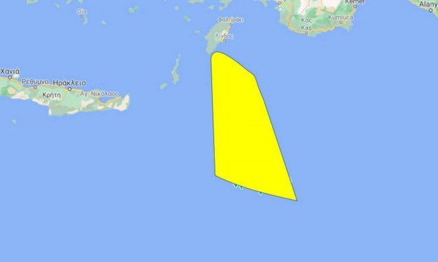 Αμεση απάντηση της Αθήνας στην Άγκυρα: Εξέδωσε αντι-NAVTEX για την περιοχή Ρόδου - Καρπάθου