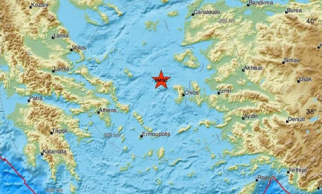 Σεισμός κοντά στα Ψαρά (pics)