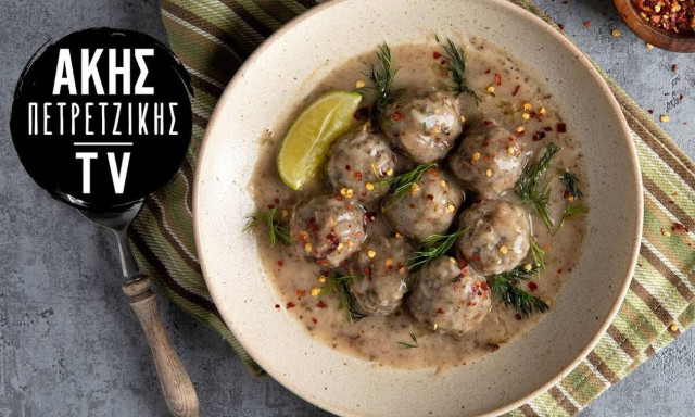 Vegan γιουβαρλάκια από τον Άκη Πετρετζίκη