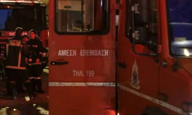 Μάνδρα: Υπό μερικό έλεγχο η φωτιά