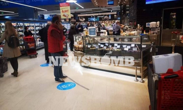 Lockdown - Ρεπορτάζ Newsbomb.gr: Αυξημένη η κίνηση στα σούπερ μάρκετ - Τι ψωνίζουν οι καταναλωτές