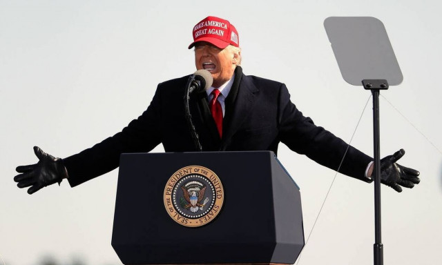 ΗΠΑ: Η πρώτη δημόσια εμφάνιση του Τραμπ μετά την νίκη του Μπάιντεν  