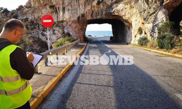 Παραδίδεται στην κυκλοφορία η σήραγγα Καραμανλή με κατεύθυνση προς Σούνιο