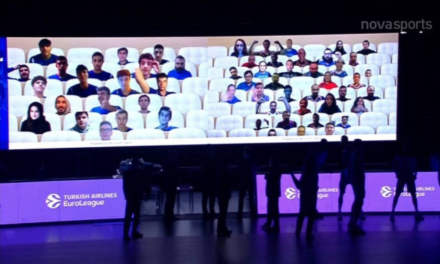 Κορονοϊός: Στα πρότυπα του ΝΒΑ η Euroleague – Αγώνας με... εικονικούς φιλάθλους