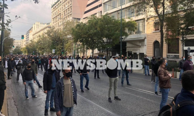 55-year old man hospitalized with heart symptoms following son's arrest at Kolonos