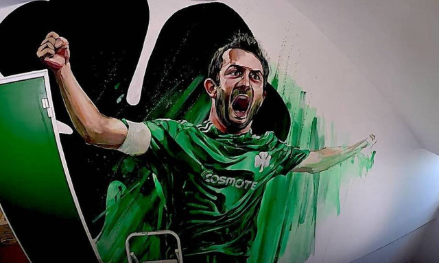 Παναθηναϊκός: Με γκράφιτι δεν τιμάς τον «Καρα», αλλά με πράξεις!