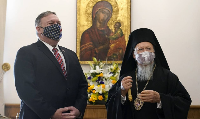 Πομπέο για συνάντηση με Βαρθολομαίο: Υποστηρίζουμε τη θρησκευτική ελευθερία