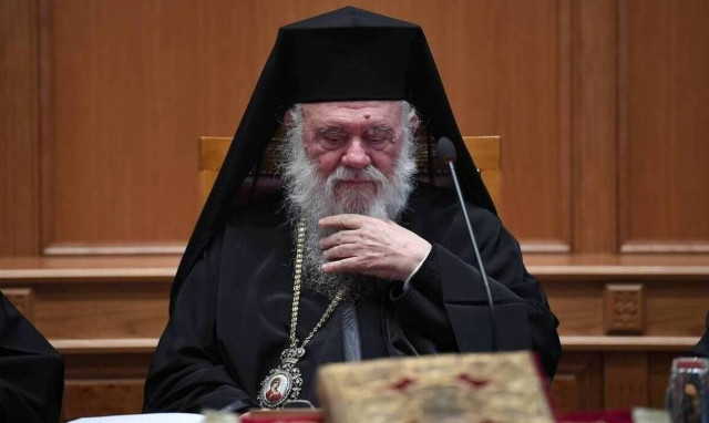 Archbishop Ieronymos admitted to hospital after testing positive for the coronavirus