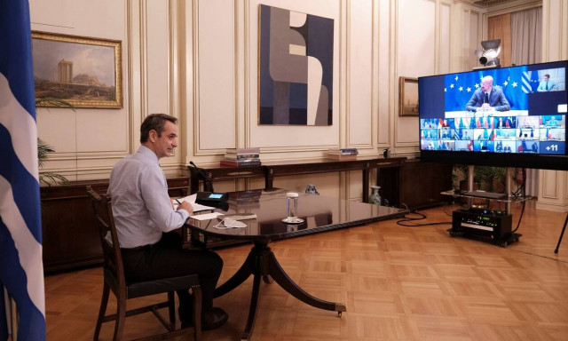 Μητσοτάκης προς ηγέτης ΕΕ: Με μεγάλη προσοχή το άνοιγμα της ευρωπαϊκής οικονομίας τα Χριστούγεννα