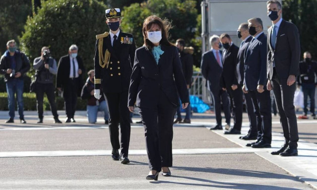 President Sakellaropoulou marks Greek Armed Forces Day 2020	