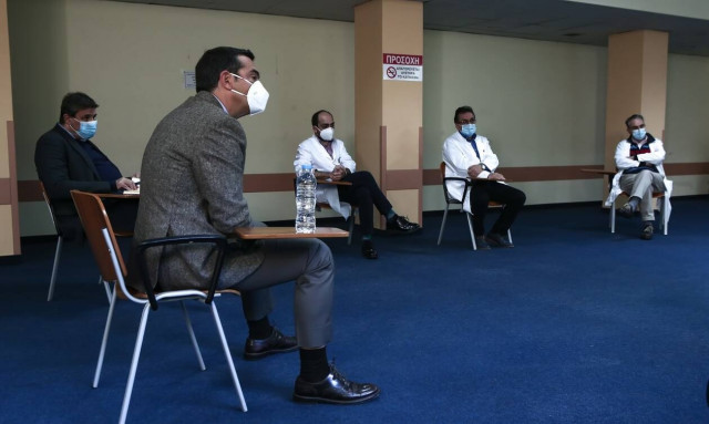 Τσίπρας από «Γ. Γεννημάτας»: Η κυβέρνηση ούτε μπορεί αλλά ούτε και θέλει να ενισχύει το ΕΣΥ