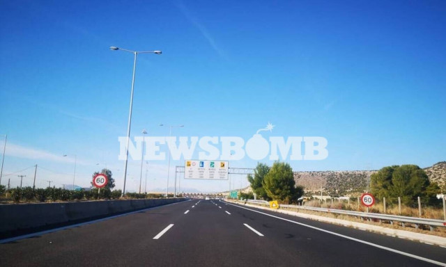 Ρεπορτάζ Newsbomb.gr: Απίστευτες εικόνες - «Ερήμωσε» η Εθνική Οδός Αθηνών- Κορίνθου 