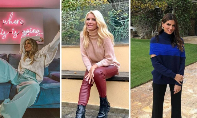 Πώς να συνδυάσεις το πουλόβερ σου: Εμπνεύσου από τις διάσημες μαμάδες