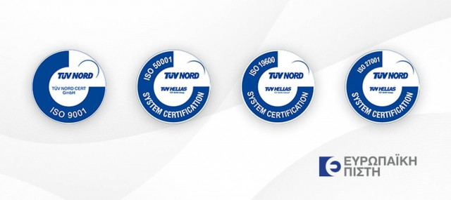 Ευρωπαϊκή Πίστη - Η μοναδική ασφαλιστική Εταιρία στην Ελλάδα με 4 διεθνή πρότυπα ISO