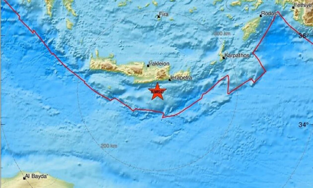 Σεισμός νότια της Κρήτης (pics)