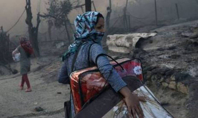 Reuters: Φωτογραφία από τη Μόρια στις εικόνες της χρονιάς - Ο Έλληνας που την τράβηξε