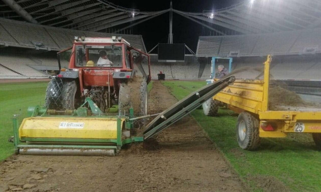 ΟΑΚΑ: «Την ευθύνη έχουν ΑΕΚ και Παναθηναϊκός» - Μπήκαν τα... τρακτέρ (photos)