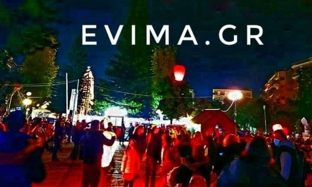 Εύβοια: Τα φαναράκια φώτισαν τον ουρανό της Χαλκίδας – Απίστευτες εικόνες συνωστισμού