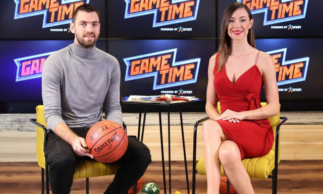 Ο Βαγγέλης Μάντζαρης στο ΟΠΑΠ Game Time ΜΠΑΣΚΕΤ