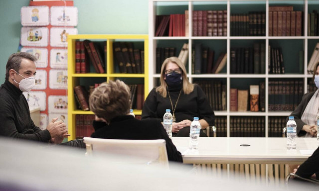 Θεσσαλονίκη: Το Ορφανοτροφείο Θηλέων «Μέλισσα» επισκέφθηκε ο πρωθυπουργός και συνομίλησε με παιδιά