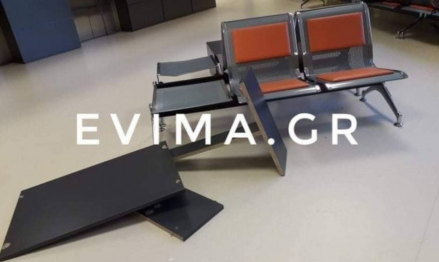 Εύβοια: Ρομά τα έκαναν «γυαλιά καρφιά» στον 1ο όροφο του Γ. Ν. Χαλκίδας