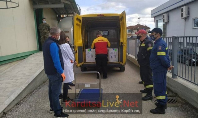Κορονοϊός: Έφτασαν στην Καρδίτσα 11.500 δόσεις του εμβολίου (pics - vid)
