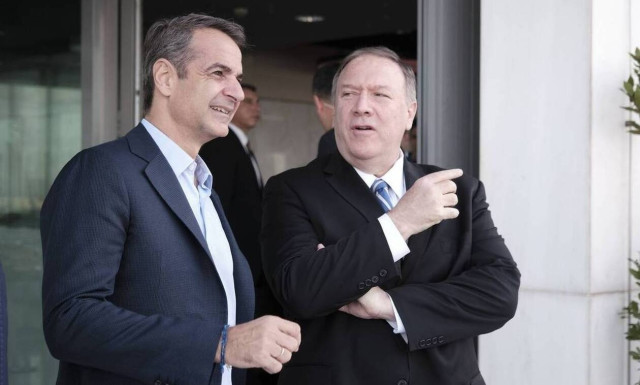 Outgoing US Secretary of State Pompeo sends wishes to PM Mitsotakis	