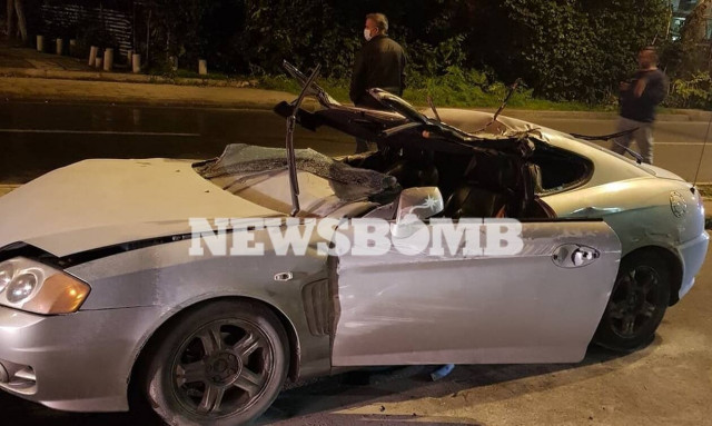 Τρομακτικό τροχαίο στην Καλογρέζα - Ένας τραυματίας (pics)