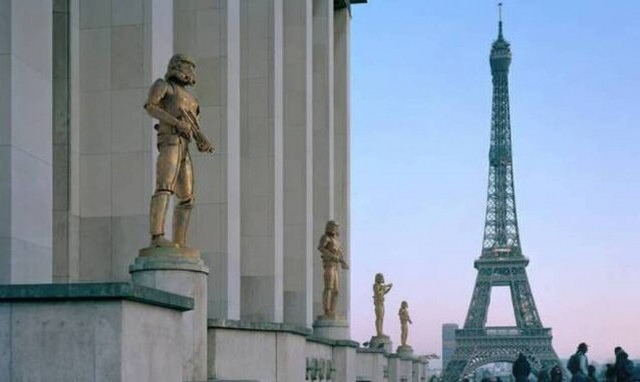 «Μνημεία» του Παρισιού, ήρωες της ποπ κουλτούρας