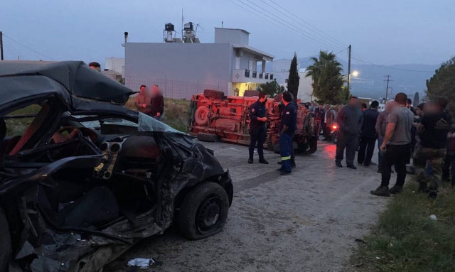 Τραγωδία στις Μοίρες:Συγκλονίζει ο πατέρας της 37χρονης που έβγαλε κόρη και εγγονή από τα συντρίμμια