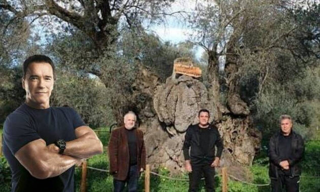 Ο Άρνολντ Σβαρτσενέγκερ στην... Κρήτη! (pic)