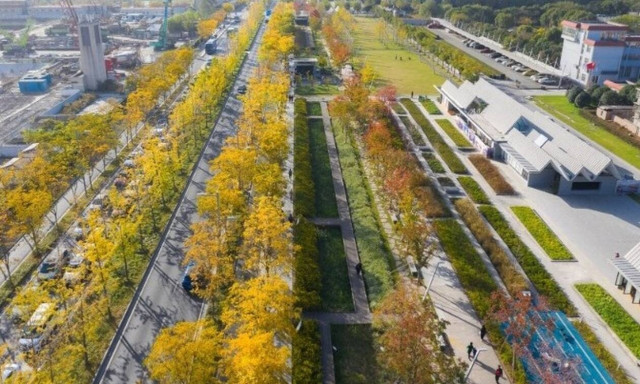 Πρώην διάδρομος αεροδρομίου έγινε πάρκο αναψυχής στη Σαγκάη