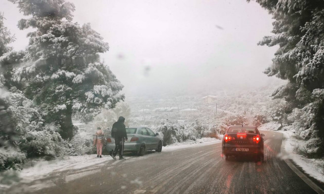 Κακοκαιρία – Καλλιάνος: Ο «Λέανδρος» φεύγει αλλά ο παγετός παραμένει