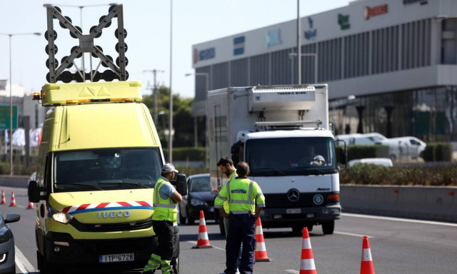Ε. Ο. Αθηνών - Λαμίας: Άρση της απαγόρευσης κυκλοφορίας φορτηγών οχημάτων άνω των 3,5 τόνων