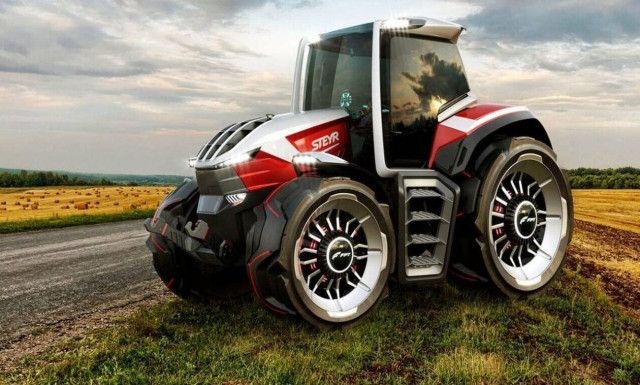 Το Steyr Konzept προλογίζει τα τρακτέρ του μέλλοντος