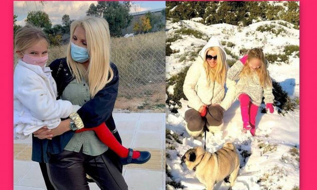 Η Μαρίνα όσο μεγαλώνει είναι ίδια η μαμά της! Απόδειξη οι νέες φωτό!