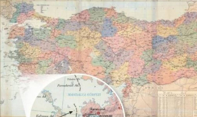 Χάρτης - Ντοκουμέντο: Ελληνικά τα Ίμια με... σφραγίδα Τουρκίας 