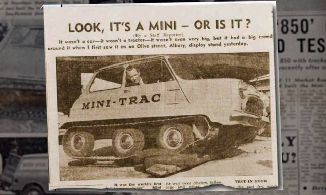 Αυτό το αρχέτυπο Mini ήταν το πρώτο που πάτησε στην Ανταρκτική