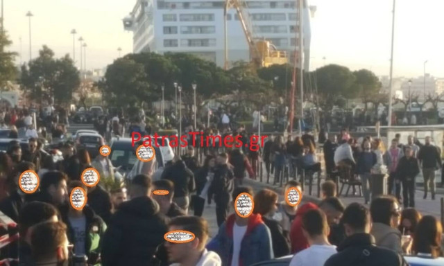 Κορονοϊός Πάτρα: Αδιανόητες εικόνες - Βόλτες στην παραλία χωρίς μάσκες!