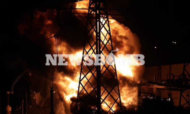 Μπλακ άουτ στην Αττική: Τέλος η φωτιά σε σταθμό της ΔΕΗ στον Ασπρόπυργο – Αποπνικτική η ατμόσφαιρα