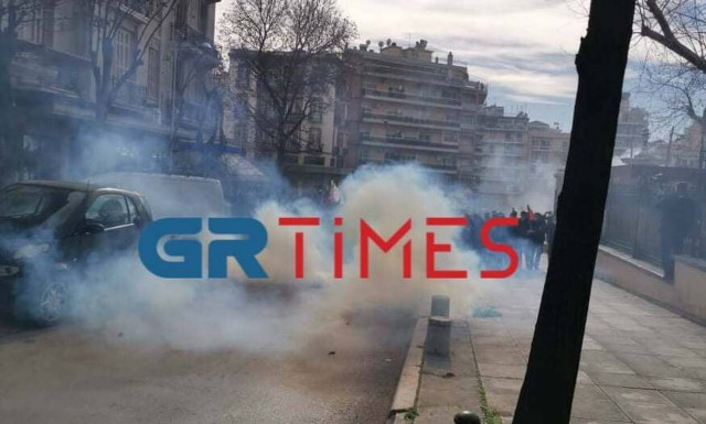 Θεσσαλονίκη: Επεισόδια στο πανεκπαιδευτικό συλλαλητήριο