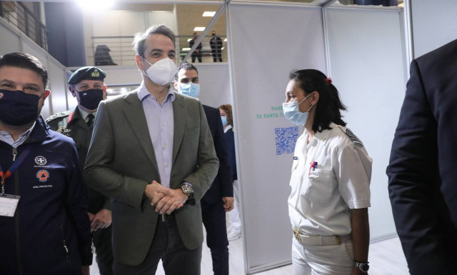 Κυριάκος Μητσοτάκης: Η ανάρτηση στο Twitter για το εμβολιαστικό κέντρο «Προμηθέας»