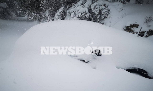 «Θάφτηκε» η Πολιτεία: Στο ένα μέτρο έφτασε το χιόνι - Απίστευτες εικόνες