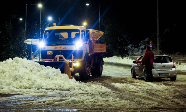 Κακοκαιρία «Μήδεια»: Η κατάσταση στο οδικό δίκτυο της Περιφέρειας Δυτικής Μακεδονίας