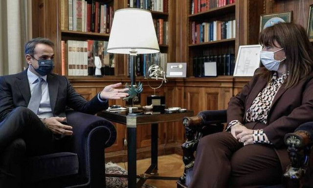 PM Mitsotakis to meet President Sakellaropoulou	